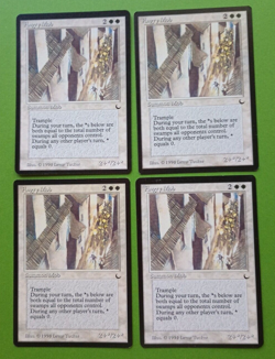 Magic the Gathering MTG The Dark ANGRY MOB X 4 LP/EX U 1994! - Image 2