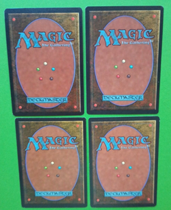 Magic the Gathering MTG The Dark ANGRY MOB X 4 LP/EX U 1994! - Image 3