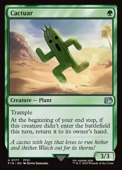 Cactuar x4 4x Final Fantasy NM MTG - Image 1