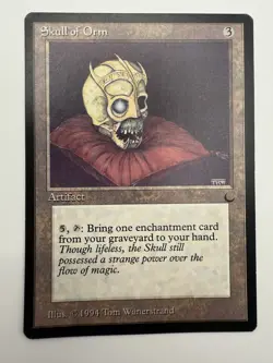 Skull of Orm The Dark English NM Excellent Artifact Magic the Gathering MTG 1994 - Image 1
