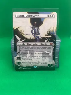 MTG - Elspeth, Storm Slayer #398 | TDM | Borderless | - Image 1