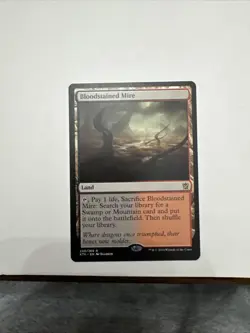 Bloodstained Mire Khans of Tarkir Magic the Gathering Light Play Condition - Image 1