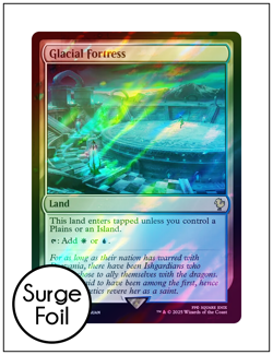 1x Glacial Fortress, Surge Foil, Final Fantasy, Magic MTG NM - Image 1