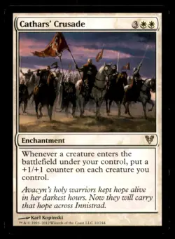 MTG Cathars' Crusade LP Light Play Avacyn Restored [4033] - Image 1
