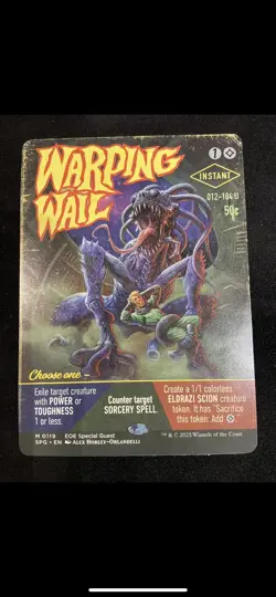 Warping Wail (Showcase) Edge of Eternities Special Guests Regular SPG EOE #119 - Image 1