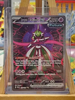 Pokemon TCG Prismatic Evolutions 157/131 Iron Valiant EX Illustration Rare - Image 1