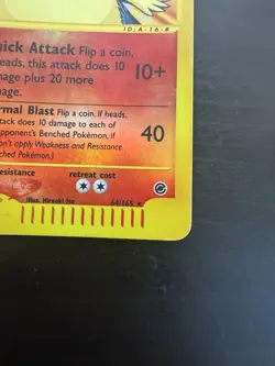 Typhlosion 64/165 Reverse Holo Rare Expedition Pokemon Card DMG - Image 4
