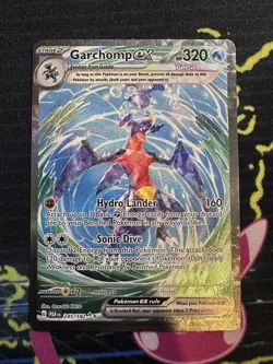 Pokemon TCG: Garchomp EX 245/182 - Paradox Rift SIR Near Mint - Image 1