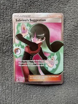 2019 Pokemon Sun & Moon Team Up Sabrina's Suggestion 181 Full Art Sm9 TCG - Image 1