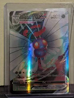 Pokemon TCG Butterfree VMAX 002/189 Darkness Ablaze SWSH03 Holo Rare NM - Image 3
