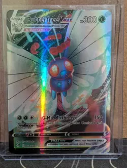 Pokemon TCG Butterfree VMAX 002/189 Darkness Ablaze SWSH03 Holo Rare NM - Image 4