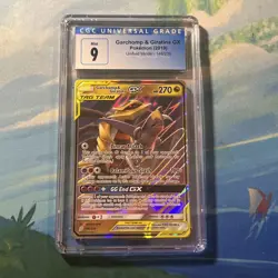 Pokemon TCG Garchomp & Giratina GX 146/236 S&M Unified Minds PSA 9 - Image 1