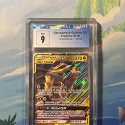 Pokemon TCG Garchomp & Giratina GX 146/236 S&M Unified Minds PSA 9 - Image 3