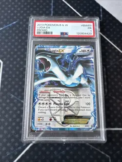 2013 Pokemon Black & White Promo Holo Lugia EX #BW83 PSA 1 Pop 7 - Image 1