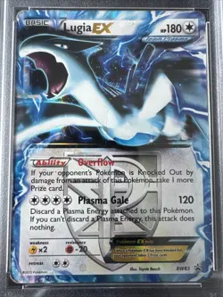 2013 Pokemon Black & White Promo Holo Lugia EX #BW83 PSA 1 Pop 7 - Image 3