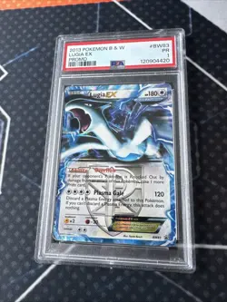 2013 Pokemon Black & White Promo Holo Lugia EX #BW83 PSA 1 Pop 7 - Image 4