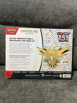 Pokemon TCG: Scarlet & Violet-151 Collection (Zapdos ex) - Image 2