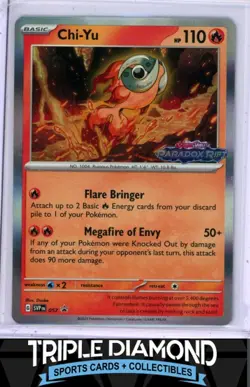2023 Pokemon Paradox Rift #057 Chi-Yu Black Star Promo Stamped F678 - Image 1