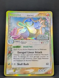 Blastoise Delta Species 2/100 Crystal Guardian Reverse Holo Rare Pokemon TCG LP+ - Image 3