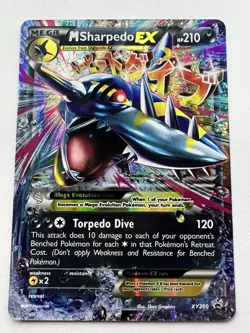M Sharpedo EX Pokemon XY Black Star Promo #XY200 MP/HP ZP1 - Image 1