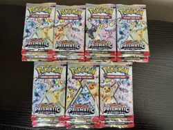 Pokemon TCG Prismatic Evolutions Booster Pack Lot Of 14 FACTORY SEALED PACKS - Image 1