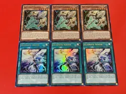 3x Ultimate Slayer | UR | + 3x Artifact Lancea | SR | 1st Edition | Yu-Gi-Oh! - Image 1