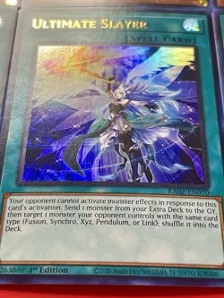 3x Ultimate Slayer | UR | + 3x Artifact Lancea | SR | 1st Edition | Yu-Gi-Oh! - Image 4