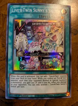 Live Twin Sunny’s Snitch DAMA-EN062 Super Rare 1st Edition Near Mint Yu-Gi-Oh! - Image 1