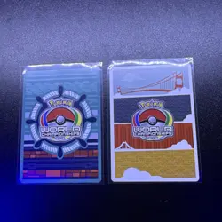 Pokemon TCG 2012-2016 EX Card Lot of 2 Cards Nm-M World Championship Cards 🎇🎆 - Image 2