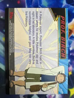 PROFESSOR BIRCH Topps Advanced POKEMON 2003 Trading Card #3 - Image 2