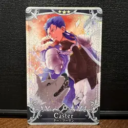 Cu Chulainn Stage 5 Caster FGO Fate Grand Order Arcade Mint Card Holo/Fatal - Image 1
