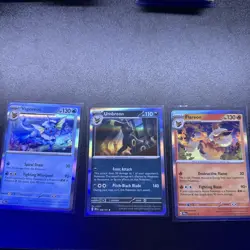 Pokemon Tcg Eeveelutions prismatic Evolutions Cards Lot Of 3 Pack Fresh Holos - Image 1