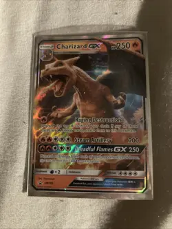 Pokemon TCG Charizard GX Full Art Holo Card Detective Pikachu ￼￼ - Image 1