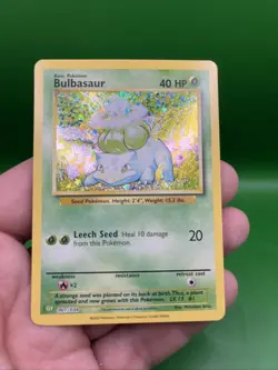 Pokemon TCG Bulbasaur Trading Card 001/034 Classic Holo M/Nm Condition - Image 3