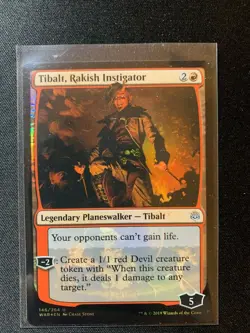Tibalt, Rakish Instigator 146/264 - Foil War of the Spark NM+ MTG Magic Card - Image 1