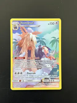 Stoutland 248/236 SM Cosmic Eclipse Holo Holo Trainer Gallery Rare Pokemon Card - Image 1