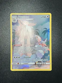 Stoutland 248/236 SM Cosmic Eclipse Holo Holo Trainer Gallery Rare Pokemon Card - Image 2
