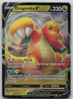 Pokemon Card Dragonite V - Promo SWSH: Sword & Shield Promo Cards SWSH154 NM - Image 1