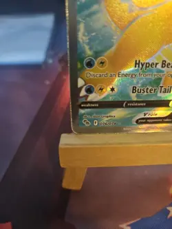Pokemon TCG Dragonite v Full Art Holo Ultra Rare Card Pokemon Go 076/078 NM - Image 5