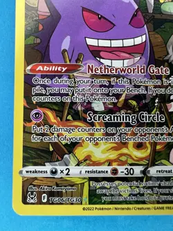 Gengar TG06/TG30 Lost Origin Trainer Gallery Pokemon TCG Holo Card - Image 4