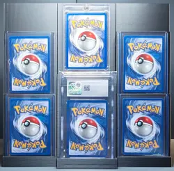 CGC 7.5 | GENGAR Set 1999 Pokemon Holo + Haunter & Gastly Base/Fossil (6) Cards - Image 3