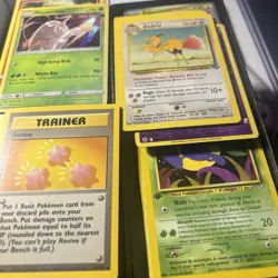pokemon 3000 card Lot- 5 Cgc Slabs- Stamps Vintage-modern-holos - Image 3