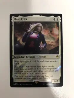 Rose Tyler Surge Foil MTG Magic the Gathering Card NM Near Mint WHO - Image 1