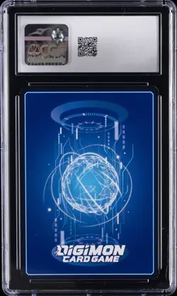 2021 DIGIMON CARD GAME CLASSIC COLL, SUPER RARE #EX1-021 METALGARURUMON CGC 9 - Image 2