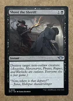 Shoot the Sheriff - Outlaws of Thunder Junction - NM MTG - Image 1