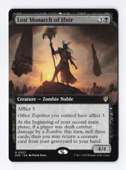 Lost Monarch of Ifnir (Extended Art) 0027 (R) MTG Commander: Aetherdrift (DRC) - Image 1