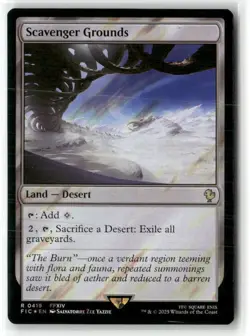 Scavenger Grounds (Surge Foil) Commander: Final Fantasy Foil MAGIC MTG NM - Image 1