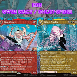 EDH -Gwen Stacy / Ghost-Spider, MTG Commander Deck, Bracket 2, Spider-Man x MTG - Image 1