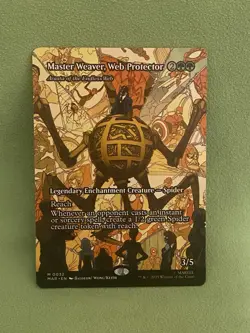 Master Weaver, Web Protector Borderless 0032 Marvel’s Spider-Man Magic MTG MAR - Image 1