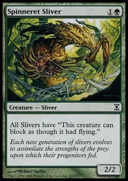 [4x] Spinneret Sliver Near Mint, English Time Spiral MTG Magic - Image 1